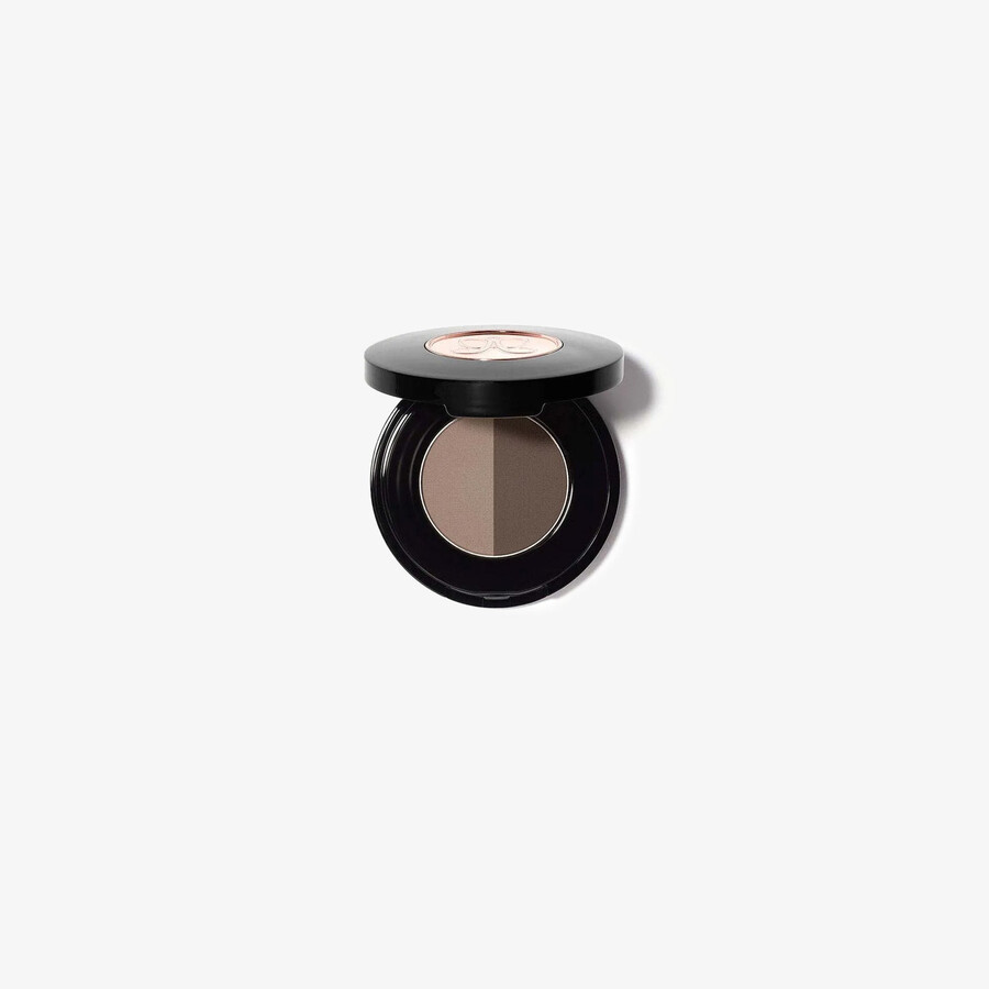duo di polvere per sopracciglia - dark brown