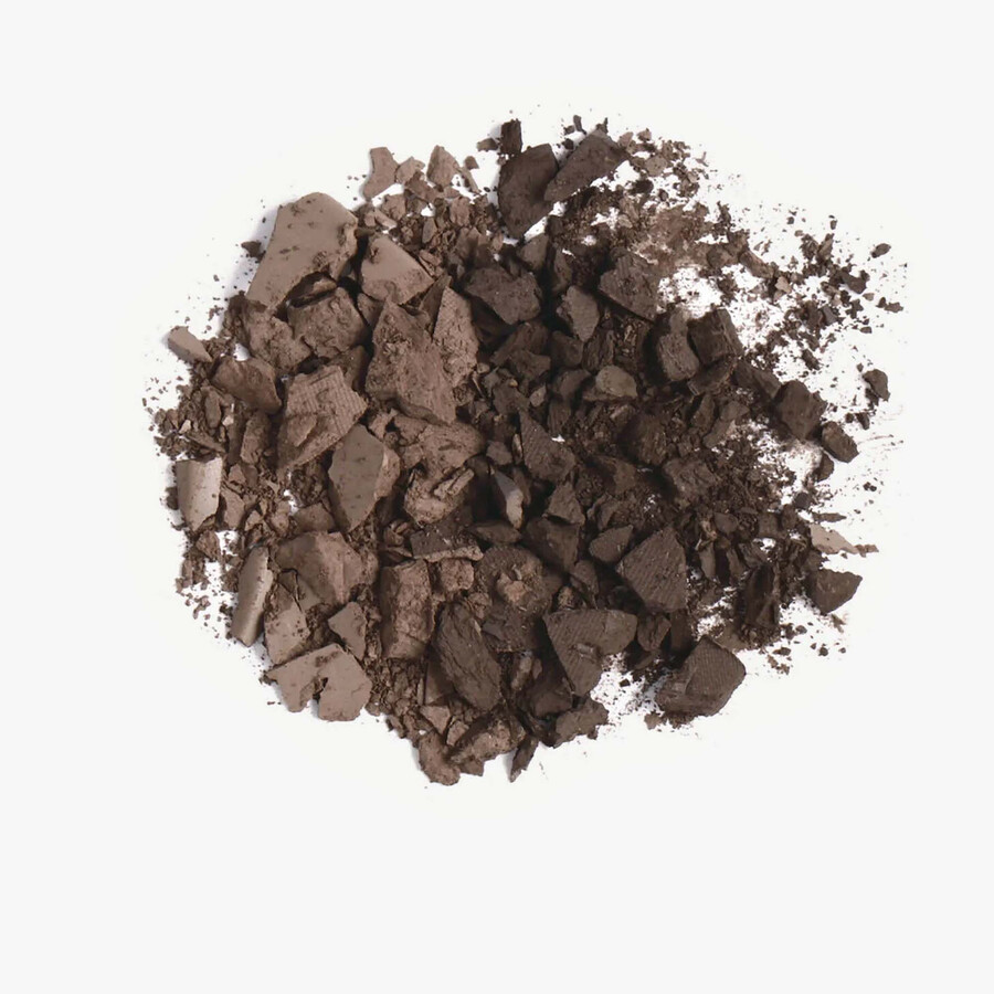duo di polvere per sopracciglia - dark brown