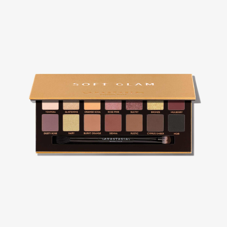 palette di ombretti soft glam