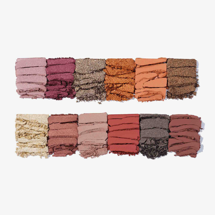palette di metalli rosa