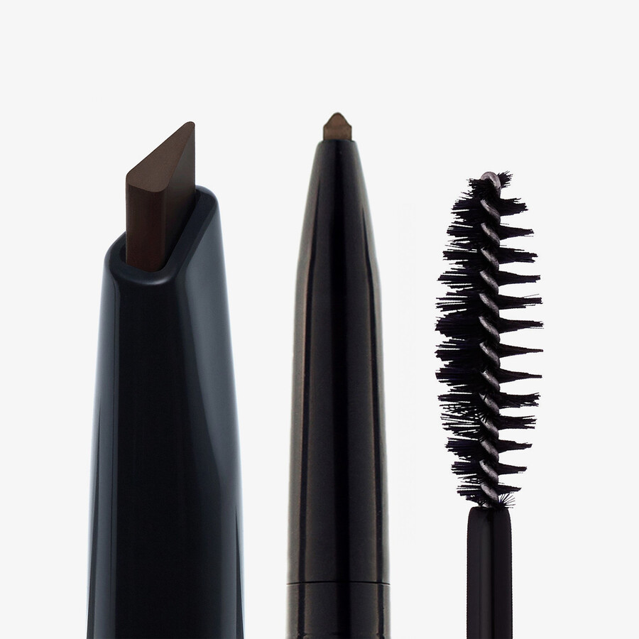kit sopracciglia deluxe naturali e lucide - dark brown