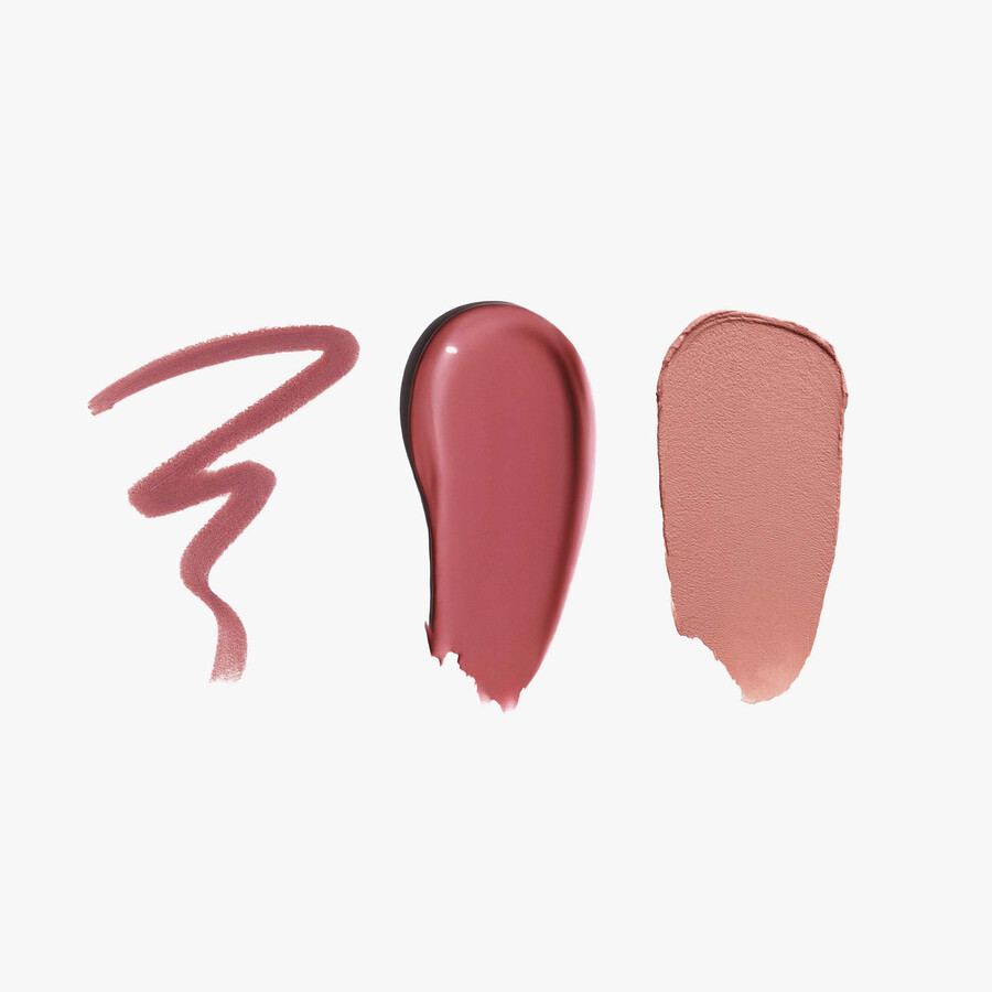 trio labbra pucker up - dusty rose